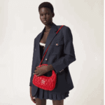 Miu Miu Wander Matelassé Leather Hobo Bag Red - Image 3