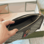 Beige Ebony GG Canvas Messenger Bag with Adjustable Strap - Image 3