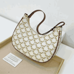 Celine Ava Bag in Triomphe Canvas White - Image 2