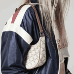 Celine Ava Bag in Triomphe Canvas White - Image 3