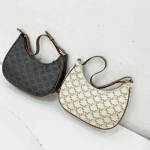 Celine Ava Bag in Triomphe Canvas White - Image 4