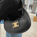 Celine Medium Ava Triomphe Bag Black - Image 2
