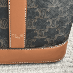 Celine Small Bucket Bag in Triomphe Tan - Image 3