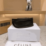 Celine Folco Triomphe Smooth Leather Crossbody Bag - Image 3