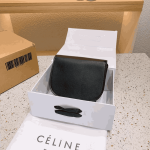 Celine Folco Triomphe Smooth Leather Crossbody Bag - Image 6