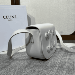 Celine Folco Cuir Triomphe White - Image 5
