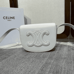 Celine Folco Cuir Triomphe White - Image 6