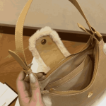Celine Medium Ava Triomphe Bag in Natural - Image 3