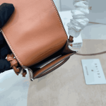 Celine Phone Pouch With Flap in Triomphe Canvas & Beige - Image 3