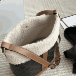 Celine Small Bucket Bag in Triomphe Tan - Image 6