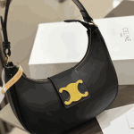 Celine Medium Ava Triomphe Bag Black - Image 8