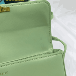 Celine Triomphe Shoulder Bag Green - Image 7