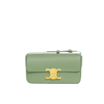 Celine Triomphe Shoulder Bag Green