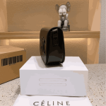Celine Folco Triomphe Smooth Leather Crossbody Bag - Image 7