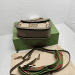 Gucci Bamboo Mini Bag Brown GG Canvas - Image 2