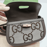 Gucci Bamboo Mini Bag Brown GG Canvas - Image 6
