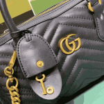 Gucci GG Marmont Small Top Handle Bag Black Leather - Image 2