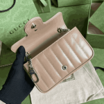 Gucci GG Marmont Shoulder Bag Beige Leather - Image 3