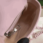 Gucci GG Marmont Belt Bag Pink Matelassé Leather - Image 4