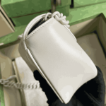 Gucci GG Marmont Belt Bag White Leather - Image 5