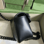 Gucci GG Marmont Belt Bag Black Leather - Image 9