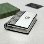 Gucci GG Marmont Bi-Colour Card Case Wallet Beige & Ebony - Image 5