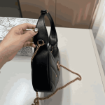 Gucci GG Marmont Half Moon Mini Bag Black Leather - Image 4