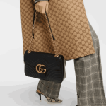Gucci GG Marmont Matelassé Medium Shoulder Bag Black - Image 7