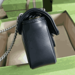 Gucci GG Marmont Mini Shoulder Bag Black Leather - Image 2
