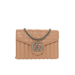 Gucci GG Marmont Mini Matelassé Shoulder Bag Beige