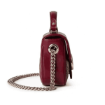 Gucci GG Marmont Mini Top Handle Bag Rosso Ancora Red - Image 4