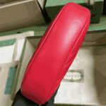 Gucci GG Marmont Half Moon Mini Bag Red Leather - Image 7