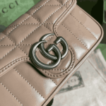 Gucci GG Marmont Shoulder Bag Beige Leather - Image 6