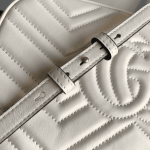 Gucci GG Marmont Small Camera Bag White - Image 5