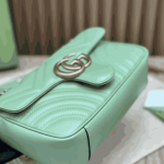 Gucci GG Marmont Matelassé Shoulder Bag Green Leather - Image 7