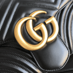 Gucci GG Marmont Matelassé Medium Shoulder Bag Black - Image 2