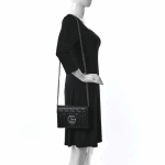 Gucci GG Marmont Mini Matelassé Black Leather Chain Bag - Image 8