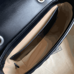 Gucci GG Marmont Mini Shoulder Bag Black Leather - Image 6