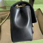 Gucci GG Marmont Mini Square Shoulder Bag Black Leather - Image 7