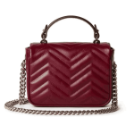 Gucci GG Marmont Mini Top Handle Bag Rosso Ancora Red - Image 6