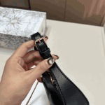 Gucci GG Marmont Half Moon Mini Bag Black Leather - Image 6