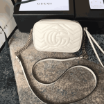 Gucci GG Marmont Small Camera Bag White - Image 6