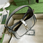 Gucci Jackie 1961 Mini Bag Silver Metallic Leather - Image 6