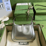 Gucci Jackie 1961 Mini Bag Silver Metallic Leather - Image 7