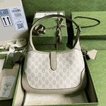 Gucci Jackie 1961 Small Shoulder Bag Blue Leather - Image 5