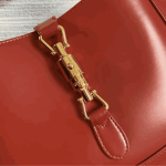 Gucci Jackie 1961 Small Shoulder Bag Red Leather - Image 5