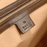 Gucci Jackie Shoulder Bag Beige GG Supreme Canvas - Image 4