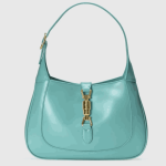 Gucci Jackie 1961 Small Shoulder Bag Blue Leather - Image 7