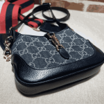 Gucci Jackie Mini Bag Black Denim Monogram - Image 3