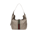 Gucci Jackie Medium Shoulder Bag Beige GG Supreme